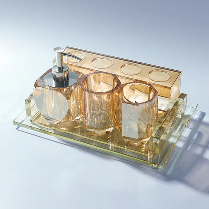 AMBRE · No.04 – Crystal Toothbrush Holder