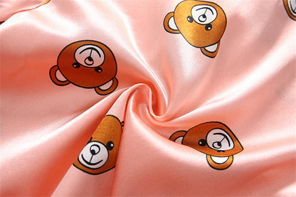 Petit Rêve™ – Refined Satin Summer Pajama Set