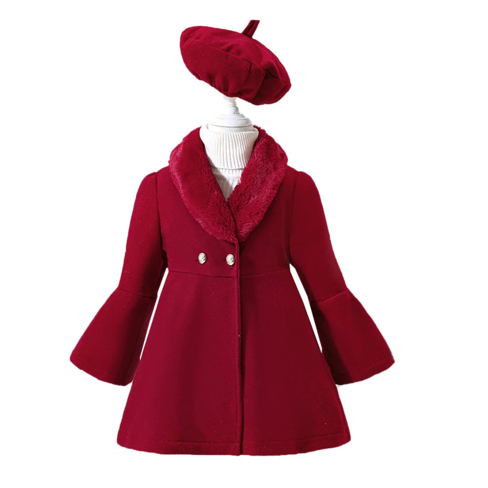 Le Manteau “Petit Alaia” Coat for Girls | Château Élégance