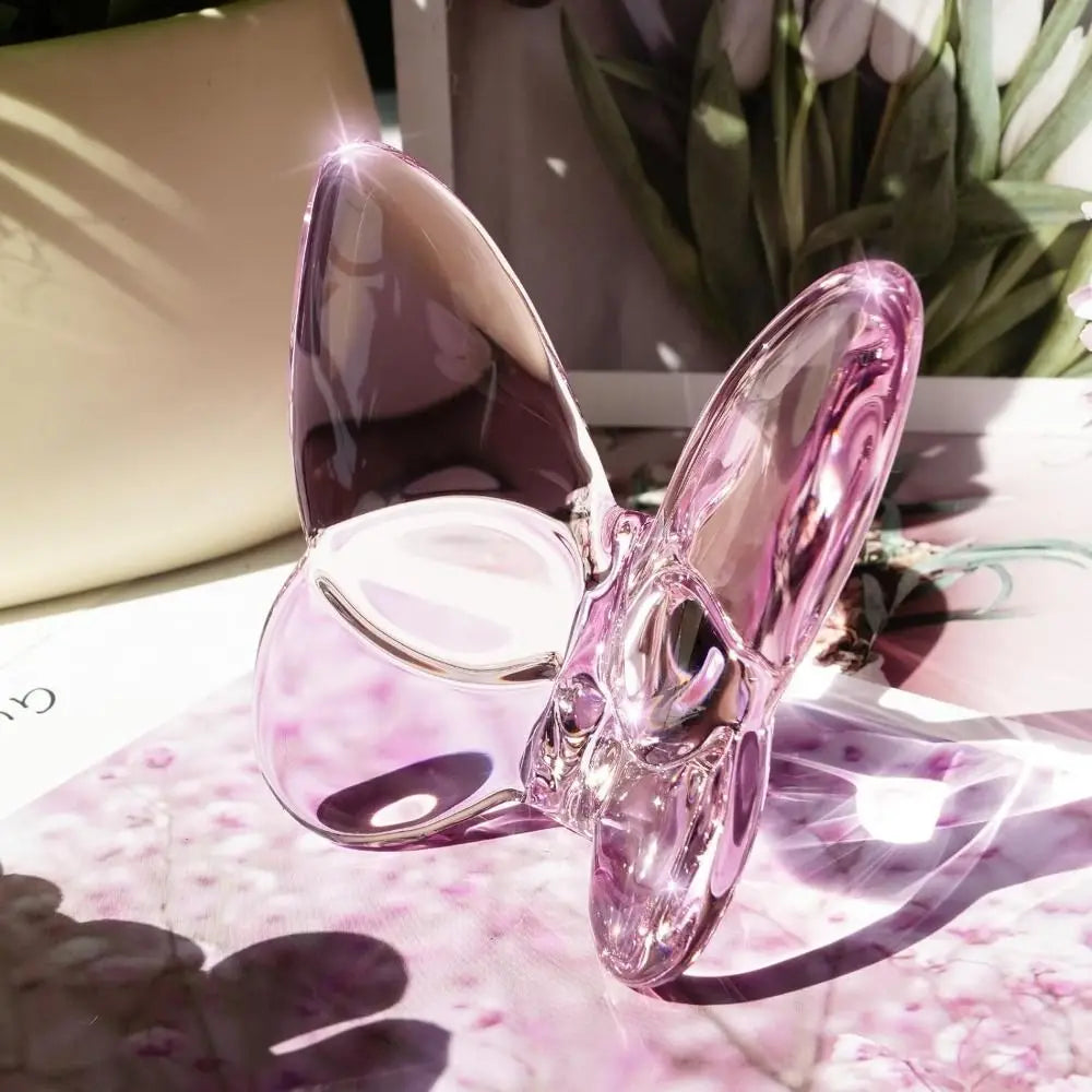Crystal Butterfly Glow™ — Luxury Optical Art Sculpture