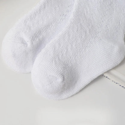 Fine Cotton Openwork Socks for Babies & Children