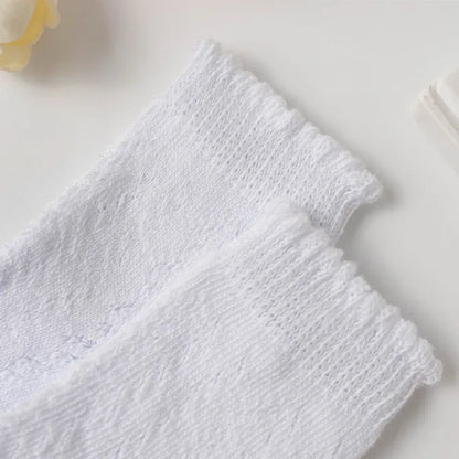 Fine Cotton Openwork Socks for Babies & Children