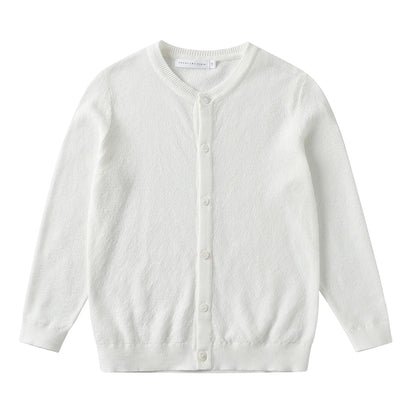 Élise Blanche™ – Cardigan en Coton Pur pour Enfants
Timeless softness. Quiet elegance.