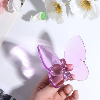 Crystal Butterfly Glow™ — Luxury Optical Art Sculpture