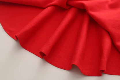 Girls’ Classic Knit Dress – Winter Elegance