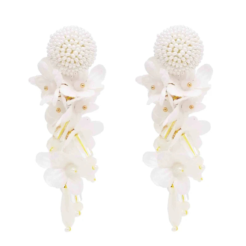 Rosé Cascade Earrings