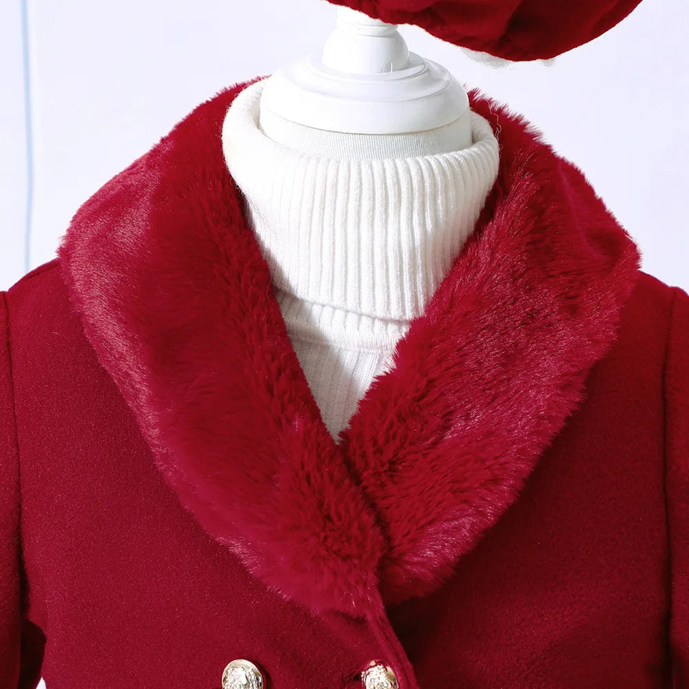 Le Manteau “Petit Alaia” Coat for Girls | Château Élégance