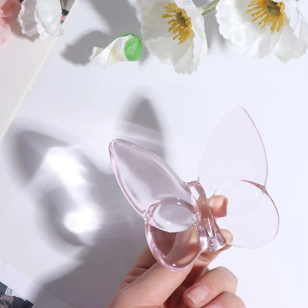 Crystal Butterfly Glow™ — Luxury Optical Art Sculpture