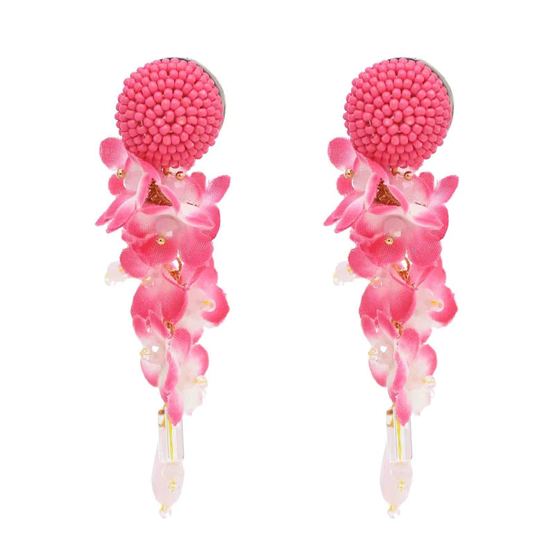 Rosé Cascade Earrings