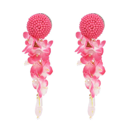 Rosé Cascade Earrings