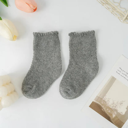 Fine Cotton Openwork Socks for Babies & Children