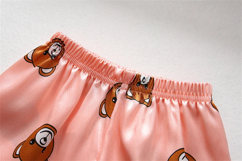 Petit Rêve™ – Refined Satin Summer Pajama Set