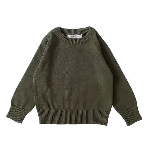 Petit Héritage™ – Pull Classique en Coton Fin