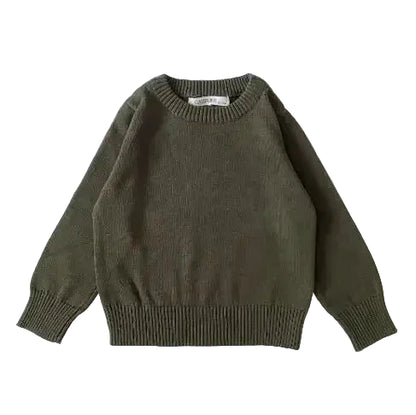 Petit Héritage™ – Pull Classique en Coton Fin