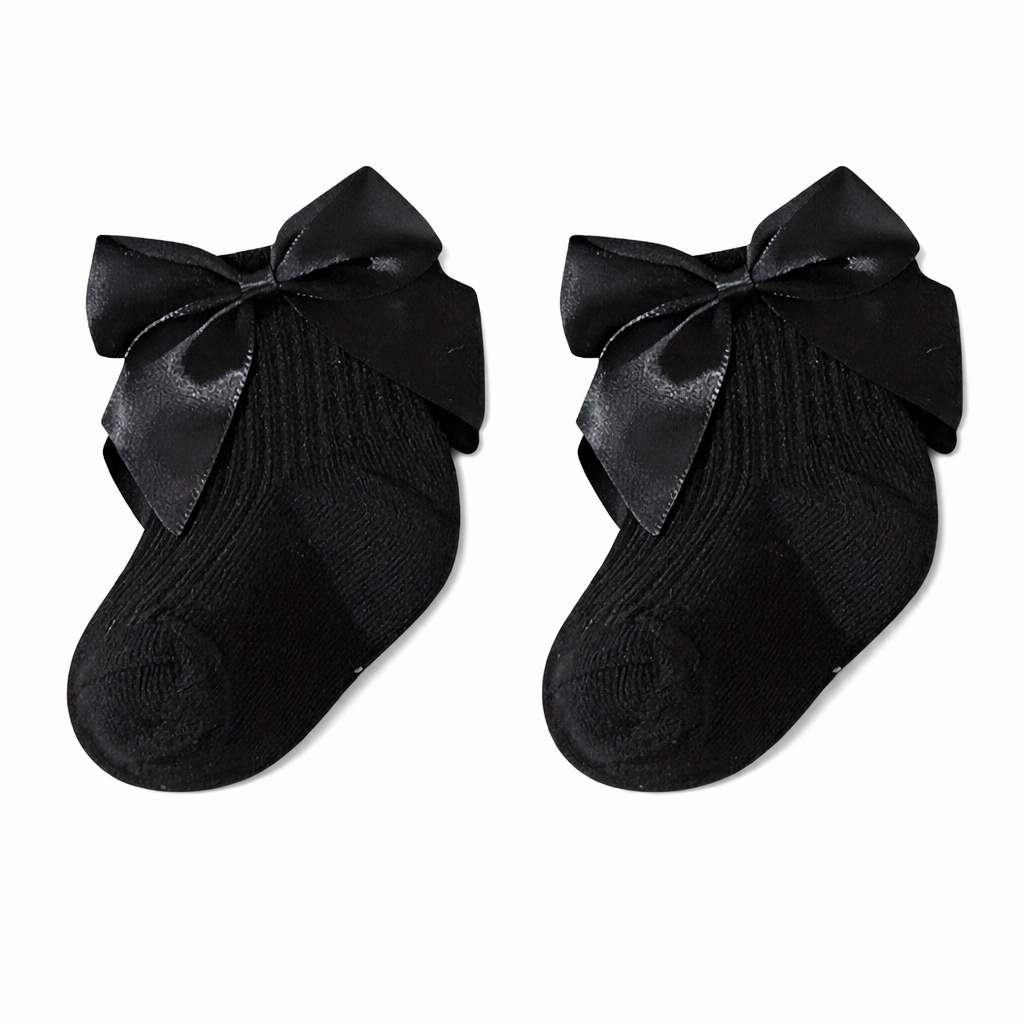 Bow Cotton Socks for Babies | Timeless Elegance