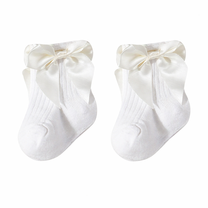 Bow Cotton Socks for Babies | Timeless Elegance