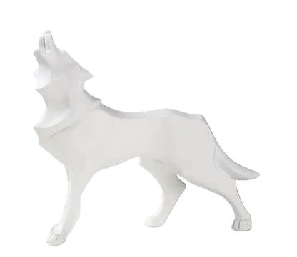 Loup Souverain™ – Sculpture Géométrique