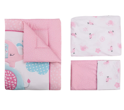 Château Élégance Bébé – Soft Crib Bedding Set for Baby (130 × 70 cm)