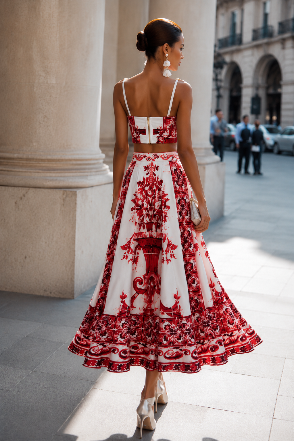 Château Élégance Capri Muse Two-Piece Skirt Set