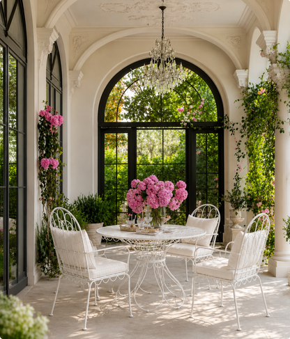 Château Élégance® Le Jardin Éternel™ – Luxury Patio Dining Set