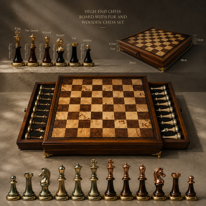 Château Élégance® Maison Héritage Chess Set