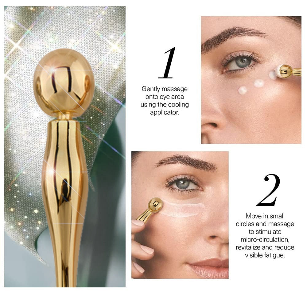 Cooling Eye Cream Applicator · Metal Roller Stick
