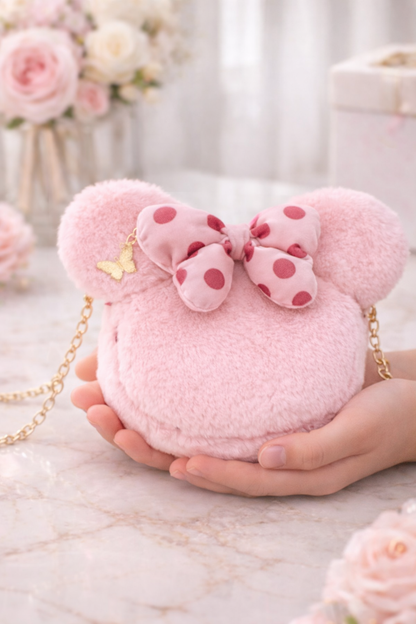 Petite Joséphine™ – Plush Bow Crossbody Bag