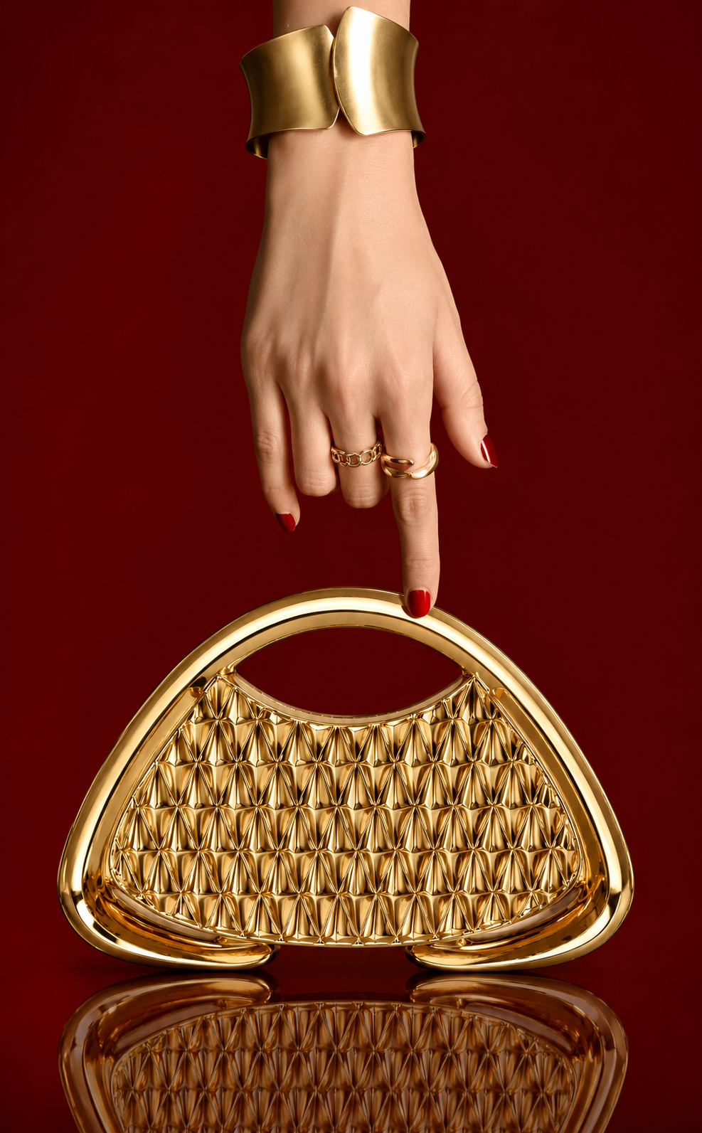 Château Élégance L’Arc Doré Evening Bag