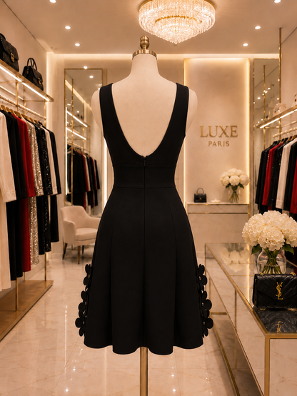 Château Élégance Amélie 3D Floral Dress