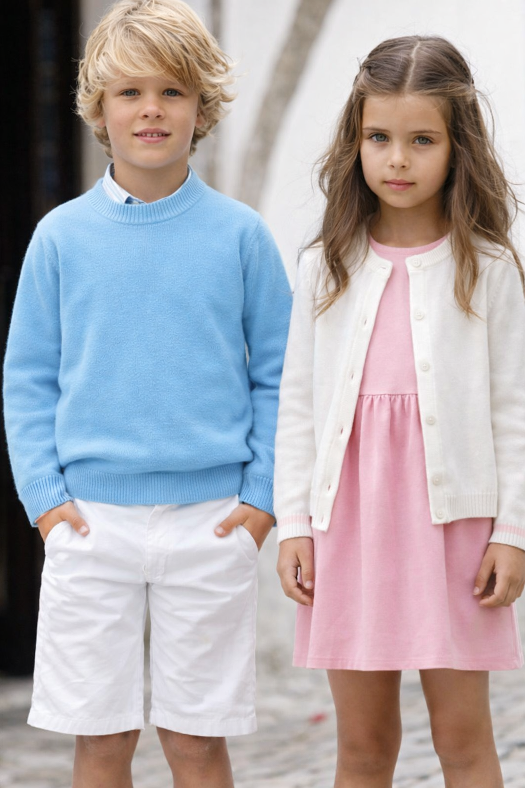 Petit Héritage™ – Pull Classique en Coton Fin