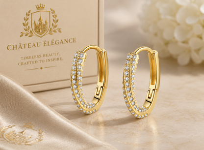 Château Élégance Papillon Rosé Butterfly Ring & Earings Set