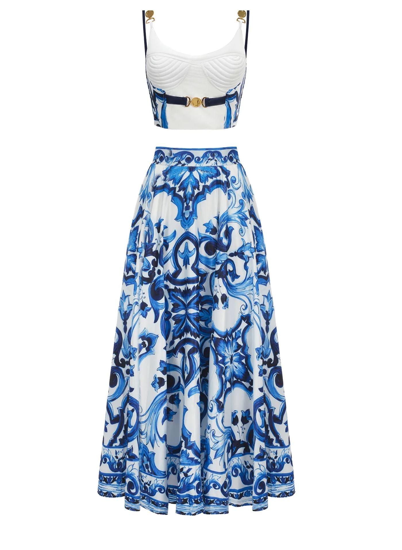 Château Élégance Capri Muse Two-Piece Skirt Set