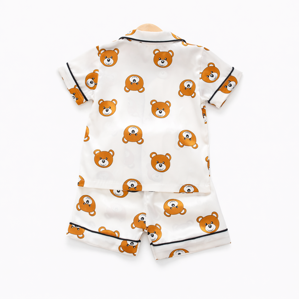 Petit Rêve™ – Refined Satin Summer Pajama Set