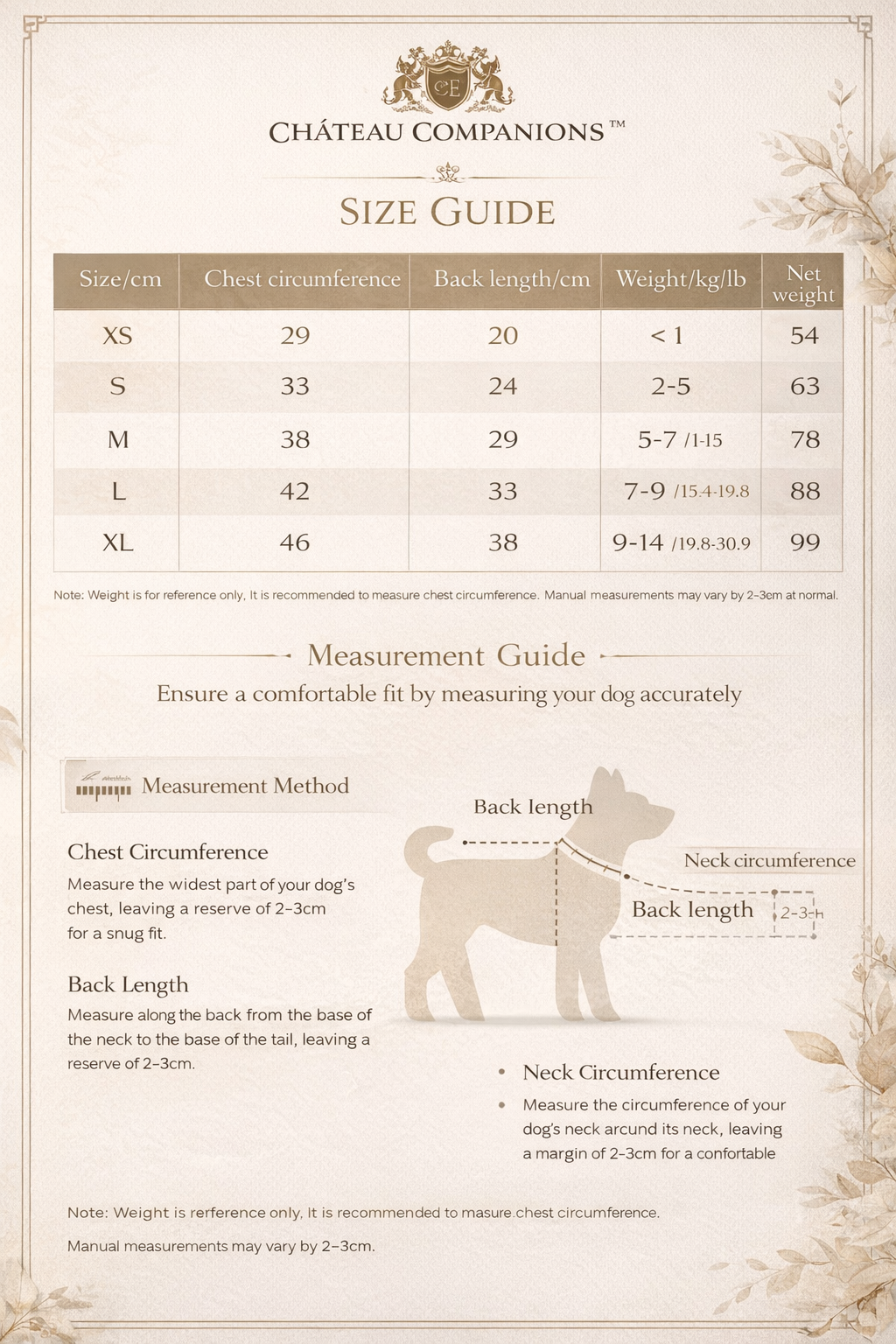 Château Companions™ – Winter Elegance Pet Coat