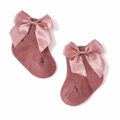 Bow Cotton Socks for Babies | Timeless Elegance