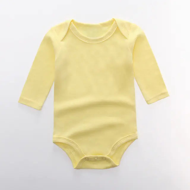 Petit Essentiel — Organic 100% Cotton Newborn Long Sleeve Romper